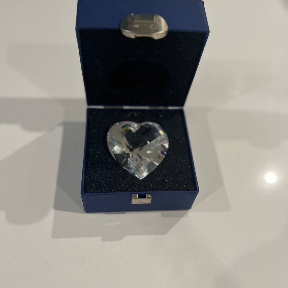 Swarovski Silver Heart Crystal Pendant